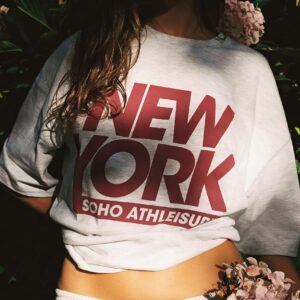 “NEW YORK” TEXT T-SHIRT