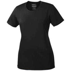 Port & Company Women's Jet Black Performance Tee